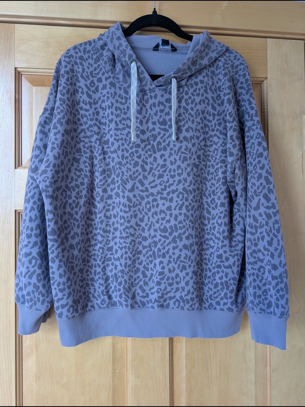 Buffalo David Bitton Lavender Gray Fleece Pullover Hoodie